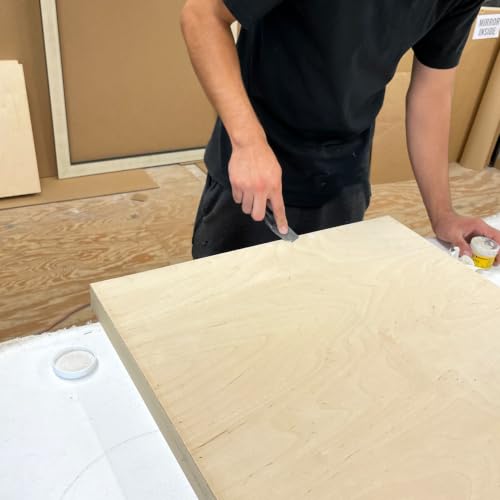 (Pack of 2) 34x34 Inch Unfinished Best Wood Panel for Painting, Square Cradled Canvas Board with Art Carrying Case, 2 Inch Deep Stretcher Bar for Acrylic Oil Mix Media Painting Pouring