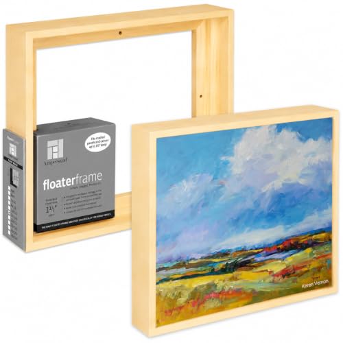 Ampersand Float Frame 1.5In Thin 11X14 Maple - color: Maple, size: 11x14
