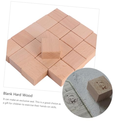 Wooden Seal Materials 20pcs Blank Blocks Linoleum Carve Flat Lino Blocks for Printmaking