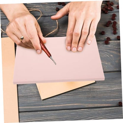 Uonlytech DIY Rubber Carving Block Kit for Printmaking 15x10x0.6cm Soft Pure Color Rubber Stamp Making Supplies for Craft Projects Suitable for Artists and Hobbyists