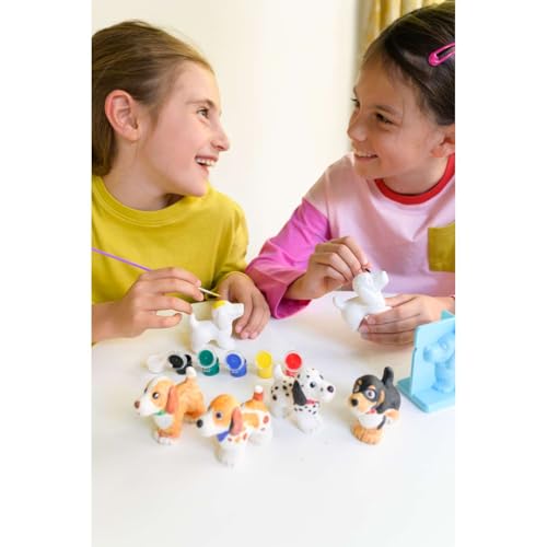 4M 3D Mould & Paint - Puppy Dogs Kit for Kids Ages 5+ - Create, Paint, and Decorate Adorable Puppy Figurines! - style: Puppy Dogs