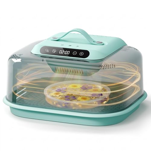 Resiners Resin Curing Machine G3 with UV Resin Light, 2H/1Min Fast Curing, Silicone Mat Included, Deformation-Resistant Reversible Base, Resin Dryer for Epoxy Mold Casting, Jewelry Making, DIY Decor - color: G3