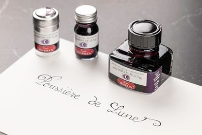J. Herbin Fountain Pen Ink - 30 ml Bottled - Poussiere de Lune, 1.01 Fl Oz (Pack of 1) - color: Poussiere De Lune, size: 1 fl oz