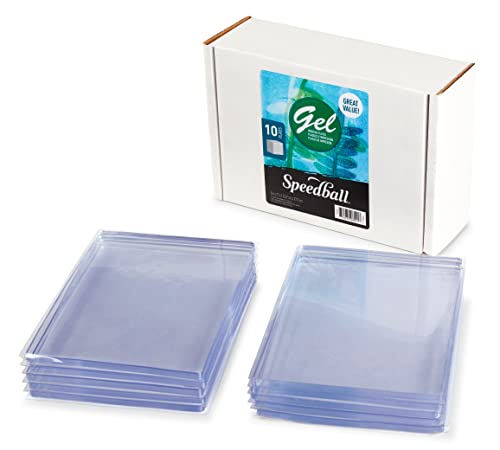 Speedball 8041 5" x 7" Gel Printing Plate (10 Plates) - size: 5" x 7"