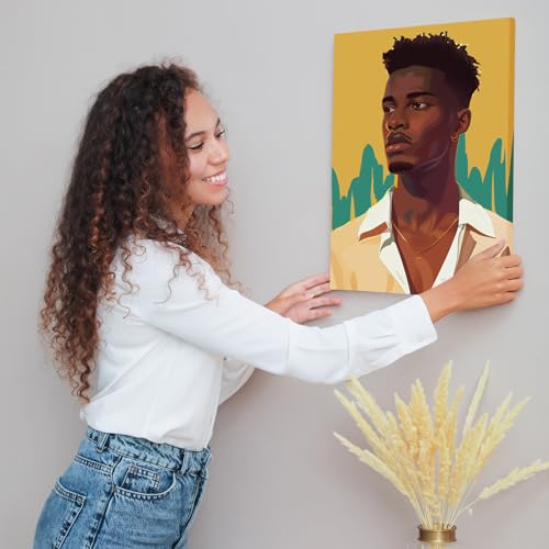 Zhanmai 72 Pcs 12 Sets Sip and Paint Kit Pre Drawn Canvas for Painting 8" x 10" Paint Party Canvas Painting Pre Printed Canvases for Party DIY Virtual Adult's Date Night(Adult Couples) - style: Modern Couple