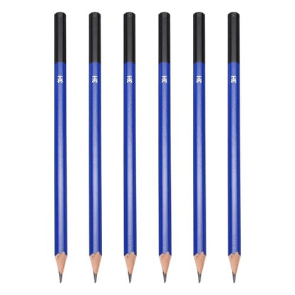 PATIKIL 3H Drawing Pencils for Sketching, 6PCS Sketch Pencils for Drawing Art Pencils Graphite Wood Pre-sharpened for Drawing Sketching Artists, 3H Pencils - size: 1 Count (Pack of 1), style: 3H