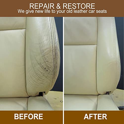 RQB Leather Repair Kit – 10-Color DIY Leather & Vinyl Repair for Furniture, Car Seats, Jackets, Bags & Shoes – Easy Color Match, Complete Tools Included