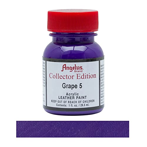 Angelus Collector Leather Paint 1 oz Grape 5 - color: Grape 5