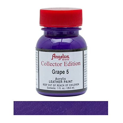 Angelus Collector Leather Paint 1 oz Grape 5 - color: Grape 5