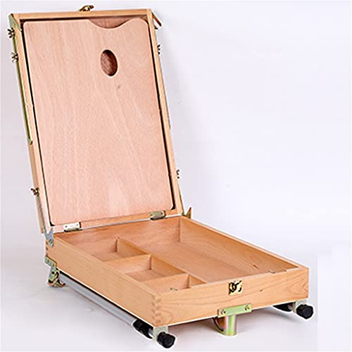 Wooden Easel Portable Folding Table Easel for Drawing Oil Paint Aluminum Alloy Sketch Painting Easel for The Artist Art Supplies,SKCNAG3036