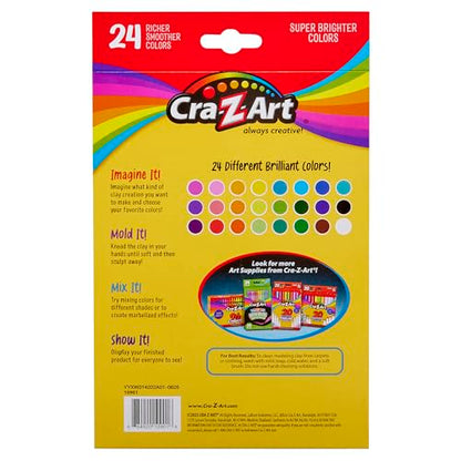 Cra-Z-Art Modeling Clay, 17.5 oz, 24 Count (10901) - size: 24 Count (Pack of 1)