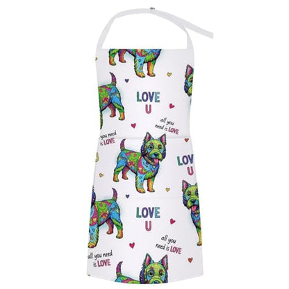 Chef Bib Apron for Restaurant, Anti-Stain with Pocket Adjustable, Cooking Dishwashing Lab Use - color: Style (542)