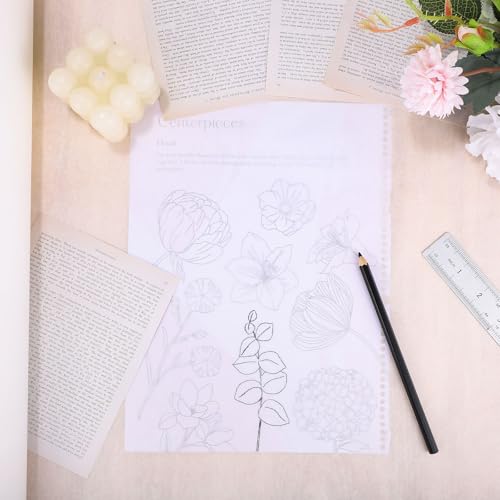 Tracing Paper Roll 24in x 75yd, White Trace Paper Pattern Paper Translucent Tracing Paper for Sewing, Drawing, Sketching, Gift Wrapping - size: 24in x 75yd