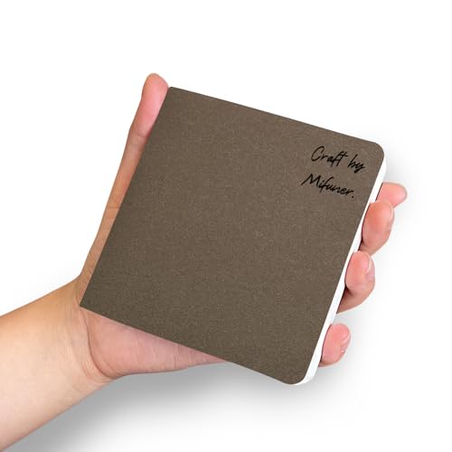 Watercolor Paper Sketchbook,3.9x3.9 Inch Mini Mixed Media Notebook,140lb/300gsm Artist Heavyweight Paper,30 Sheets Small Travel Drawing Journal for Adults,Painting,Watercolors,Art Supplies,Coffee - color: 3.9x3.9 inch-300gsm-coffee