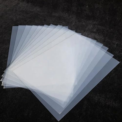 11"x17" Screen Printing Film 50 Sheets Waterproof Inkjet Transparent Film for Water-based Pigment and Dye Ink Jet Printers