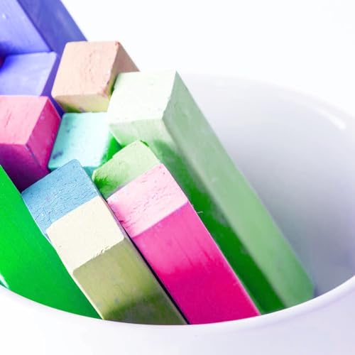 PRO ART Artist Pastels Square 24 Pack Landscape Colors - Soft Chalk Crayons for Drawing and Blending, Professional Art Supplies for Artists, Students, and DIY Craft Projects