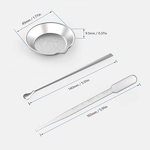 DIYESMART 12pcs Paint Tray, 2pcs Paint Stirrer and 10pcs 3ml Pipette Eyedroppers Suit for Airbrush Painting, DIY Art Craft Painting, Model Painting, Hobby Paint Building Tools, Lightweight…