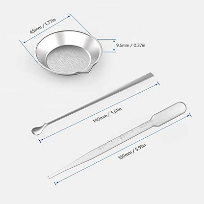 DIYESMART 12pcs Paint Tray, 2pcs Paint Stirrer and 10pcs 3ml Pipette Eyedroppers Suit for Airbrush Painting, DIY Art Craft Painting, Model Painting, Hobby Paint Building Tools, Lightweight…