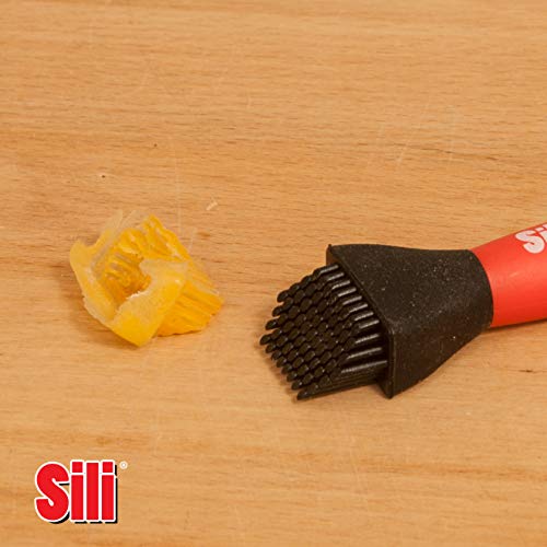 Sili Silicone Glue Brush for Crafts, Woodworking, Hobby, Arts — Reusable Non-Stick Wood Glue Applicator and Spreader - 1" Tip