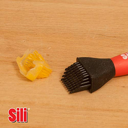 Sili Silicone Glue Brush for Crafts, Woodworking, Hobby, Arts — Reusable Non-Stick Wood Glue Applicator and Spreader - 1" Tip