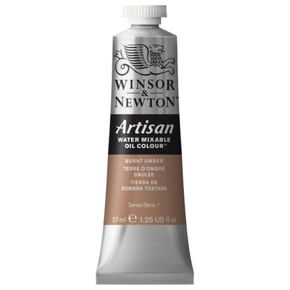 Winsor & Newton Artisan Water Mixable Oil Colour, 1.25-oz (37ml), Burnt Umber - color: Burnt Umber, style: 1.25-oz