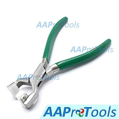 Jewellery Pliers 5.5" Nylon End Bending Stainless Steel Instruments Green Dip