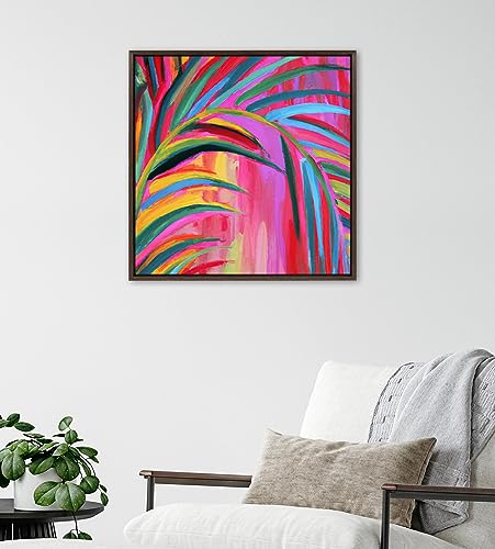Kate and Laurel Sylvie Blank Framed Canvas Wall Art, 22x22 Brown, Modern Empty Canvas for Paint-Your-Own Art, Premium Canvas Already Framed - color: Brown, size: 22"L x 22"W