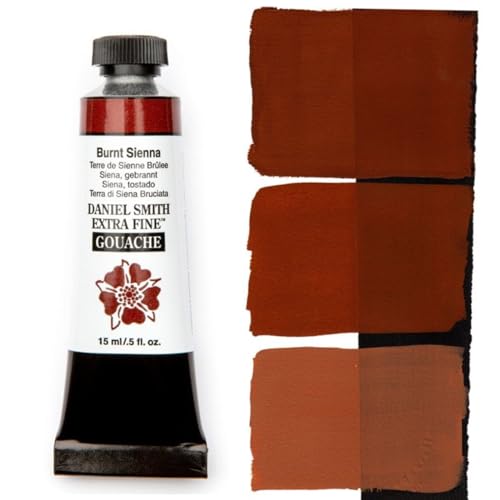 Daniel Smith Extra Fine Gouache 15ml Tubes Burnt Sienna 15 ml