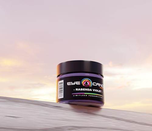 Eye Candy Resin Pigment Paste – Highly Pigmented Epoxy Color, 2 oz, Solid Non-Metallic, Mixable for Custom Shades (Rabenda Violet) - color: Rabenda Violet