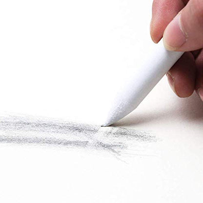 Onwon Paper Blending Stumps and Tortillions Sandpaper Pencil Sharpener Pointer Art Blenders with Kneaded Eraser for Student Sketch Drawing Tools