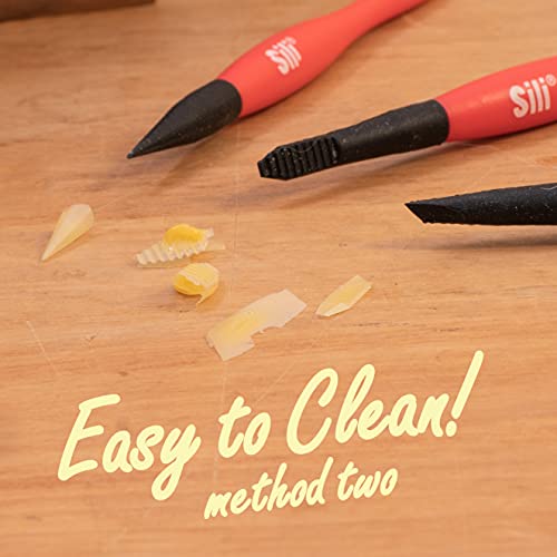Sili Glue Brush Kit with Micro Wood Glue Applicator Brushes for Woodworking, Crafts, Models - Fine, Chiseled, Flat Tapered Tips