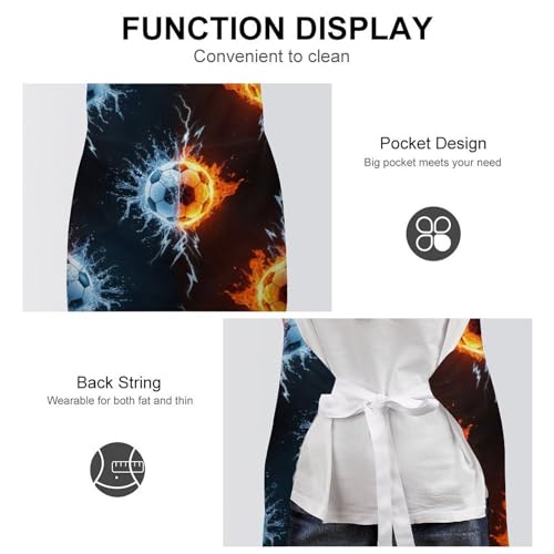 Chef Bib Apron for Restaurant, Anti-Stain with Pocket Adjustable, Cooking Dishwashing Lab Use - color: Style (546)