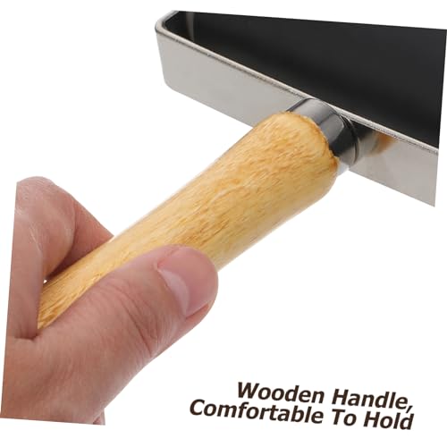 HOMSFOU 10cm Rubber Ink Roller Set for Printmaking Scrapbooking Stamping Craft Projects Heavy Metal Frame for Longevity