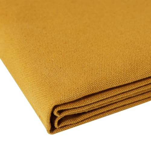10oz Heavy Duty Cotton Canvas Fabric 60" x 40", Thick Cotton Duck Cloth for Painting, Sewing, Crafts, Tote Bags, Embroidery, Home Decor, Drop Cloth (Tan) - color: Tan, size: 60" x 40"