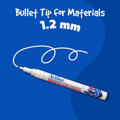 Artline 750 Indelible Laundry Marker and EKC-1 Marker for Fabric | Write on Clothing and Other Fabric | Stands Up to Multiple Washings | 2 Pack