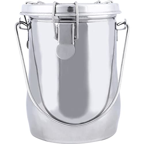 Tosnail Stainless Steel Leak-Proof Paint Brush Washer with Lid and Removable Filter Screen Portable Paint Brush Cleaner - Large - style: Leak-Proof Large