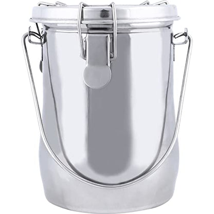 Tosnail Stainless Steel Leak-Proof Paint Brush Washer with Lid and Removable Filter Screen Portable Paint Brush Cleaner - Large - style: Leak-Proof Large