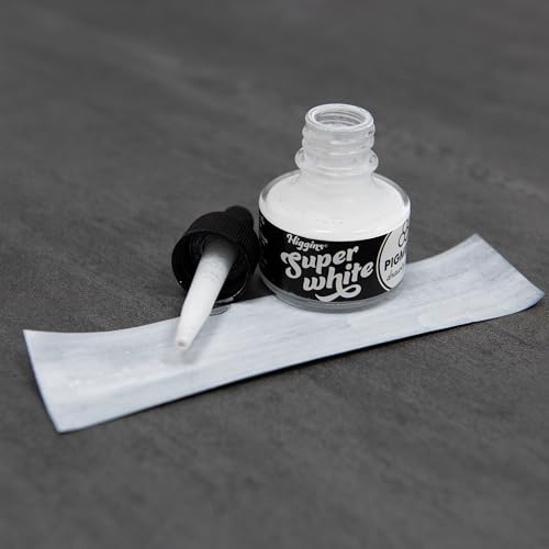 Higgins Super White Pigmented Drawing Ink - for Artists and Students - 1 oz. Glass Bottle (HIG44100) - color: Super White