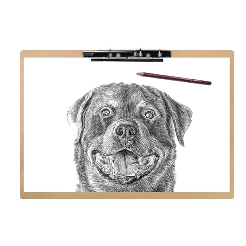 Acocony 11x17 Clipboard Landscape Extra Large Clipboard Hardboard with 8 Inch Jumbo Lever Clip 11 x 17 Clipping Board Log Color Pack of 1