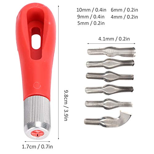 YOUTHINK Linoleum Engraving Carving Knife Set Stainless Steel Wood Block Carving Tools with 2 Handles 12 Blades Detachable Storage for Printmaking Pumpkin Rubber Stamp Felt Craft