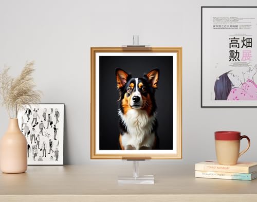 Adjustable Tabletop Acrylic Easel Stand for Picture Frames & Photo Display – Art Easel, Holds Frames up to 17" H, Perfect for Table Decor, Wedding Sign, Artwork Holder (2) - size: 2-Pack, 17"H