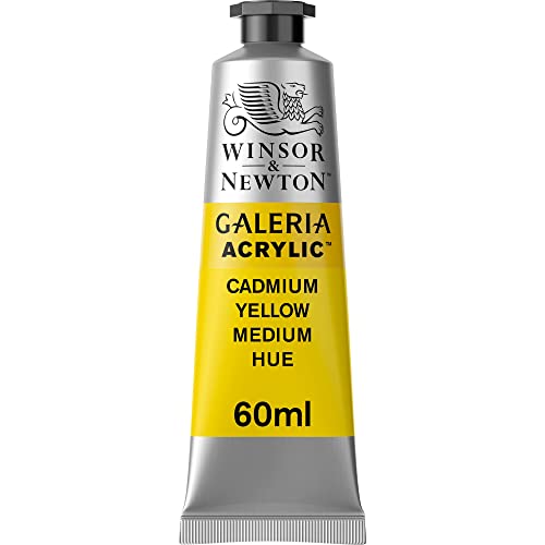 Winsor & Newton Galeria Acrylic Color, 60ml (2-oz) Tube, Cadmium Yellow Medium Hue - color: Cadmium Yellow Medium Hue, style: 2-oz Tube