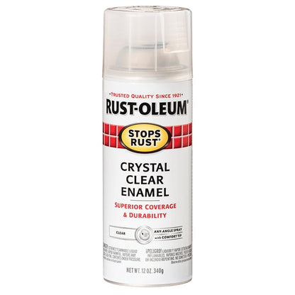 Rust-Oleum 7701830-6PK Stops Rust Spray Paint, 12 oz, Gloss Crystal Clear, 6 Pack - color: Gloss Crystal Clear, size: 12 Ounce (Pack of 6)