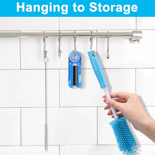 XANGNIER 3 Pack Water Bottle Cleaner Brush Kit-Cleaning Set for Sports Water Bottle, Baby Bottles, Tumbler Cup Bottle Cleaner Brush - size: 3 pack