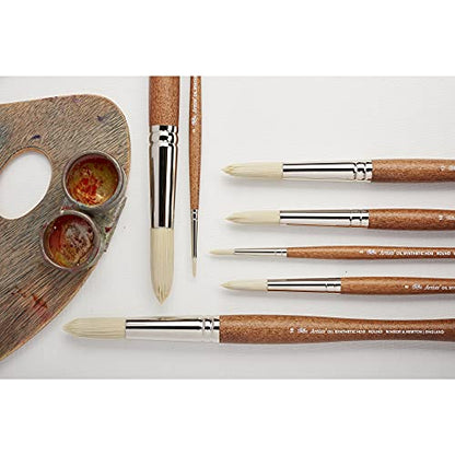 Winsor & Newton Artists' Oil Synthetic Brush, Bright #2 - style: Bright #2