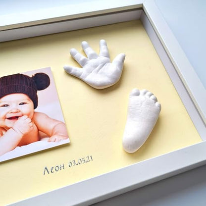 Hand Casting Kit Keepsake Powder for Nursery Decor Non-Toxic Hand Mold Kit for Shower Family Keepsake for Boys