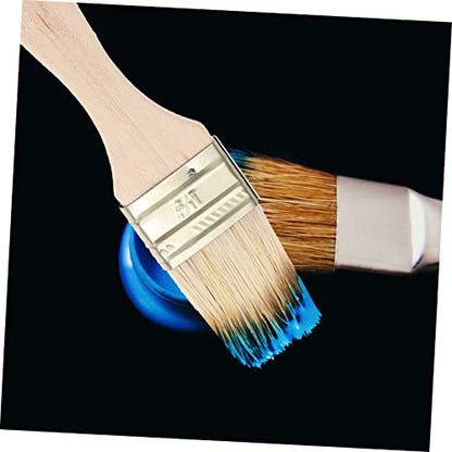 Gadpiparty 5pcs Bristle Oil Brush Set Paint Brush for Oil Painting Thickened Bristle Art Supplies Paint for Walls Stencil