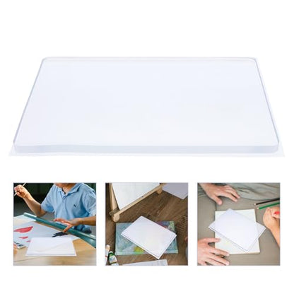 Gel Printing Plate Clear Gel Press Monoprinting Print Plate for Printmaking 18x13cm Reusable Painting Art Board Pad for DIY Arts Crafts Scrapbooking Supplies