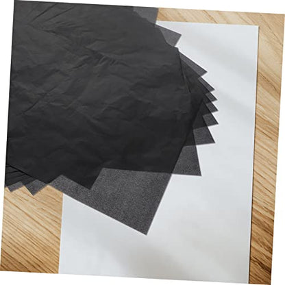 DOITOOL 25 Sheets Graphite Transfer Paper Reusable Carbon Paper for Tracing Patterns Crisp Lines for Drawing Crafting and DIY Projects