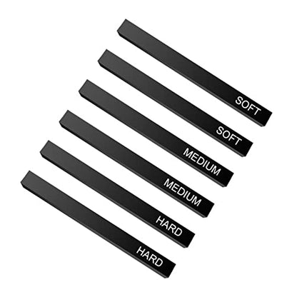 Artists Compressed Charcoal Sticks Square Black Coal Sticks Sketch Art Supplies for Drawing Sketching Shading Tool 6 PCS Artist Charcoal Sticks Black for Drawing Sketching Fine Art Soft